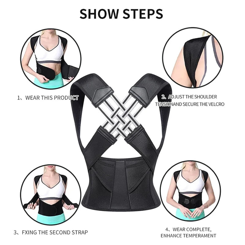 Back Posture Corrector Brace for Women breathable Back Posture Correction back support belt Adjustable shoulder for students kid