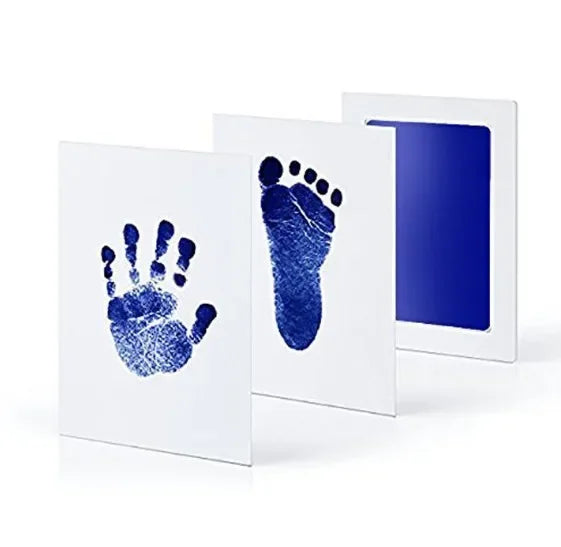 2/4pc Baby Handprint Footprints Ink Pads Safe Non-toxic No-Touch Skin Inkless Inkpad Kits Pet Cat Dog Paw Prints Souvenirs Gifts